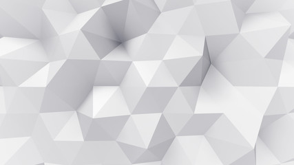  Geometric Polygon Wall abstract mesh structure 3D illustration background