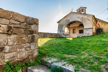 Castles and ruins. Medieval manors of the Zucco and Cucagna family. Friuli. Italy.