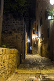 Fototapeta Uliczki - The alleys of Old Jaffa. Night
