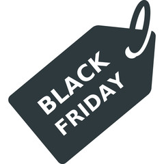 Poster - black friday black icon on white background