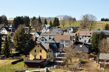 Canvas Print - Stadtpanoramaweg Neuhaus am Rennweg