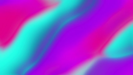 Wall Mural - looped animation. abstract colorful wavy background in bright violet, red and blue colors. modern co