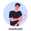 © inspiring.team - Man with muscle pain. Sport trauma and sickness. 2019-nCoV
