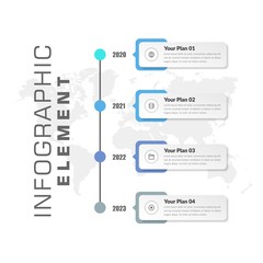 Creative Abstract Timeline Infographic Element Design vector