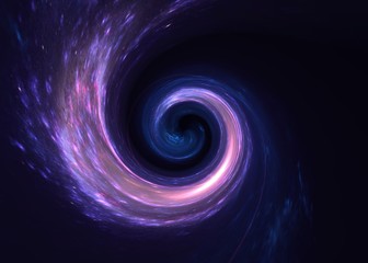 Wall Mural - beautiful color graphics build from a program. they look like galaxy and the universe. blackhole