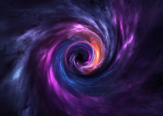 Wall Mural - black hole, science fiction wallpaper. beauty of deep space. colorful graphics for background, like 