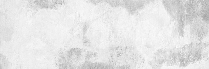 Aufkleber - Cement wall floor High Resolution White and gray Panorama full frame Abstract texture background.