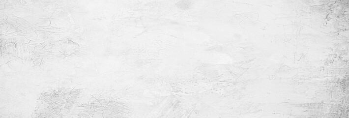 Aufkleber - Cement wall floor High Resolution White and gray Panorama full frame Abstract texture background.