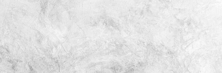 Poster - Cement wall floor High Resolution White and gray Panorama full frame Abstract texture background.