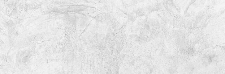 Poster - Cement wall floor High Resolution White and gray Panorama full frame Abstract texture background.