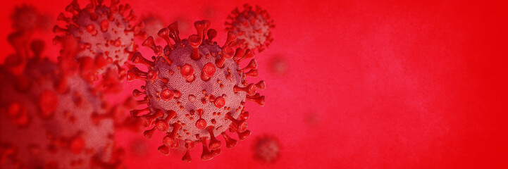 Coronavirus red