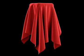 Covered red cloth