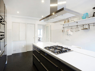 Interior kitchen of modern contemporary house