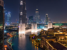Dubai Dancing Fountain Free Stock Photo - Public Domain Pictures