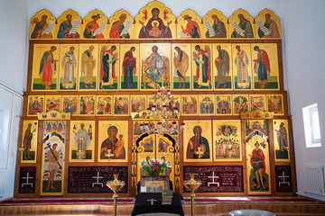 altar and ambo Russia Bataysk 03.28.2020  Church.