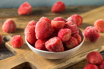 Sticker - Organic Frozen Red Strawberries