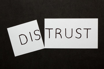 Distrust transformed to trust