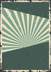 Poster - Colorful abstract vintage template