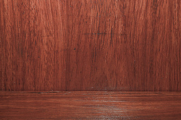 Plank wood table floor with natural pattern texture background.