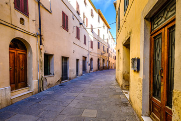 Poster - typical old facade in italy