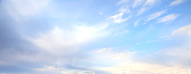 the sky and the sun. 3d rendering