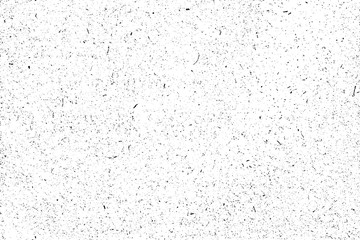 Wall Mural - Grange mottled texture. Monochrome background of small noise with spots, fibers, noise and grain. Overlay template. Vector illustration