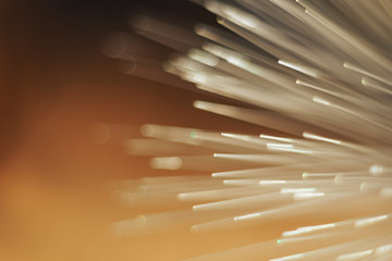 Aufkleber - Beautiful optical abstract white, yellow bokeh  background.