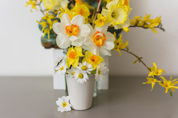 Wall Mural - Buddha and Spring flowers