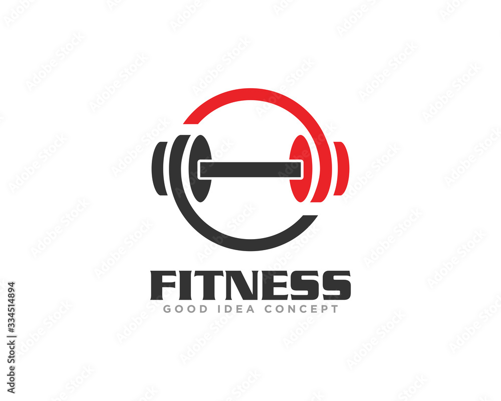 Fitness and Gym Logo Design Vector Stock Vector | Adobe Stock, image size:1000x800