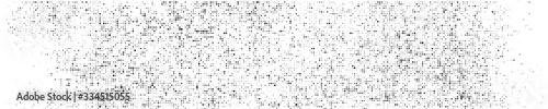 Fotomural Black Halftone Texture On White Background