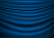 © tovovan - Blue drapery. Abstract vector background