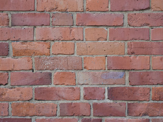 old red brick wall texture background