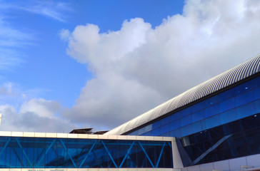 blue sky and clouds