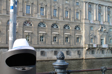 Forgotten Hat Along The Canal In Berlin