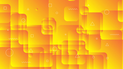 Wall Mural - abstract modern graphic element. dynamical colored forms and squares. gradient abstract banner with 