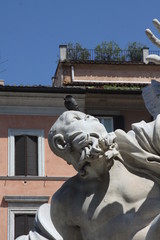 Wall Mural - Fiumi Fountain Rome Italy