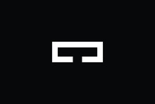 Minimal Elegant Monogram Art Logo. Outstanding Professional Trendy Awesome Artistic CT TC Initial Based Alphabet Icon Logo. Premium Business Logo White Color On Black Background