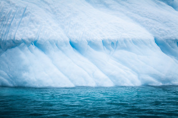 Glacier ice abstract