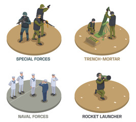 Army Weapons Compositions Set