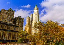 Woolworth Building On Broadway In Manhattan In New York, USA