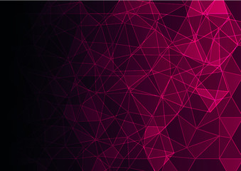 Wall Mural - geometric abstract polygonal background (vector)