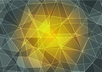 Wall Mural - geometric abstract polygonal background (vector)