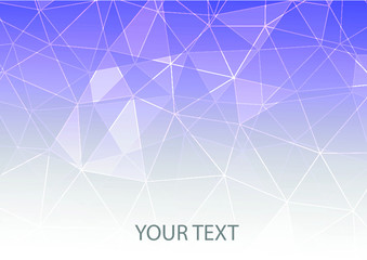 Wall Mural - geometric abstract polygonal background (vector)