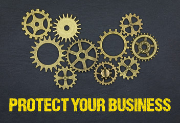 Wall Mural - Protect your Business