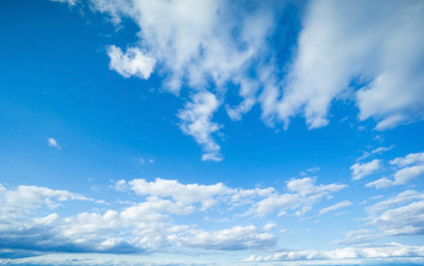 Nature blue sky background with cloud