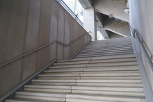Corridor Of Sports Stadium Made Of Concrete