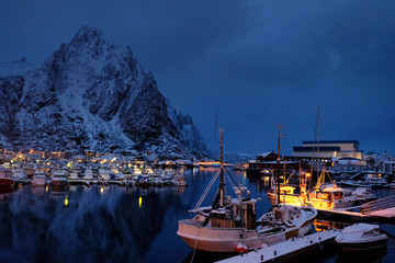 Poster - Reine Resort in Lofoten Archipelago, Norway, Europe