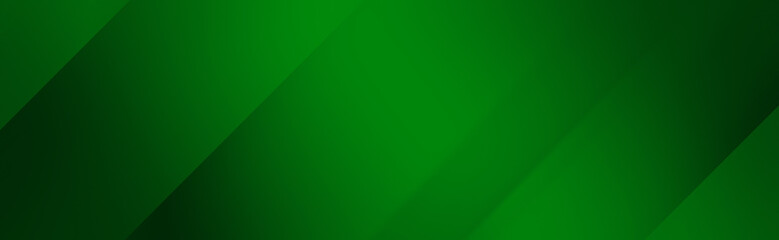 Fototapete - Green dark background for wide banner