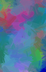  Brushed Painted Abstract Background. Brush stroked painting. Strokes of paint. 2D Illustration.