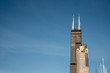Willis tower behind the 311 South Wacker Drive